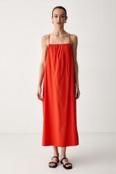 Benetton rochie evazată din bumbac PPY2-SUD1WG_33X (4MBJDV0CQ)