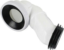 EuroStandard P-bekötőcső Viva ES monoblokkos WC-hez - ALSÓ bekötéshez - 90 / 110 mm (32S90110) - watermarkt