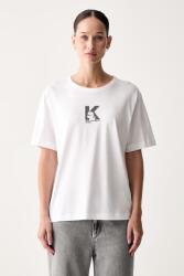 Karl Lagerfeld Jeans tricou pentru femei cu modal 9BY2-TSDZI4_00X (B3W17018)