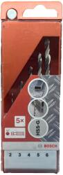 Bosch Set burghie metal HSS Bosch Hobby Ø2-6 mm, 5 piese, cu hexagon (2609257127) Burghiu