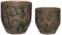 Hübsch set de măști pentru ghivece din ceramică 99KK-DOUZYM_MLC (762002)