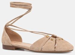 Twinset Balerina cipő velúr - bézs Női 39
