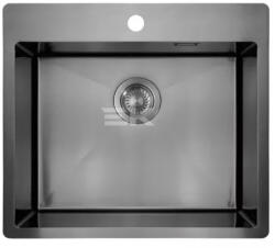 Deante OLFATO PRECIOUS - Acél mosogató, 1 medencés - titanium - ZPO_D10B