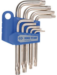 KING TONY 9 részes torxvégű. imbuszkulcs készlet T10-T50 (TX 10 / TX 15 / TX 20 / TX 25 / TX 27 / TX 30 / TX 40 / TX 45 / TX 50) 20309PR (20309PR)