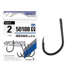 Owner Hooks Iseama with Eye horog, 6, 8 db (50188-6)