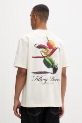 Filling Pieces t-shirt férfi pamut Pepper - bézs XXL
