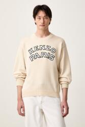 KENZO pulóver férfi gyapjúval - bézs S
