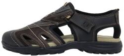 Grisport Sandale barbati, Grisport, 873037-81561BV1-Maro, sport, piele naturala, cu talpa joasa, maro (Marime: 43)