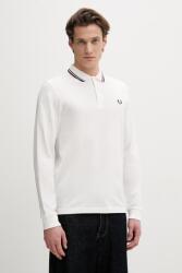 Fred Perry pamut hosszúujjú - fehér XL - answear - 24 990 Ft