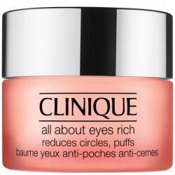 Clinique All About Eyes Rich Cream gazdag szemkörnyékápoló krém a zúzódások csökkentésére (20714287047)