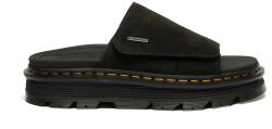 Dr. Martens papucs platformos velúr ZebZag Slide - fekete Női 40