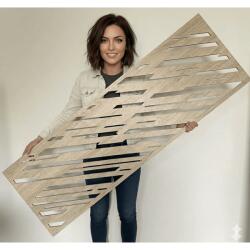  Fali dekorpanel, sávos mintázat, modern 50x150 cm, 3 mm HDF - FP13 sonoma tölgy színű falburkolat