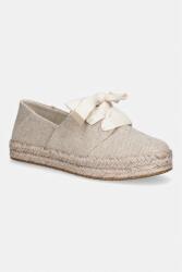 Toms espadrilles női CAROLINA LACE UP - bézs Női 41