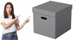 Esselte Kocka alakú Esselte dobozok 3 db, szürke (628289)