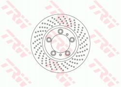 TRW Ham. tárcsa /p/boxster 2.7 12- /p/