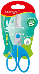 Keyroad Olló balkezes 13 cm tompa fejű 1 db/bliszter Keyroad Left-handed vegyes színek (KR972392) - tonerpiac