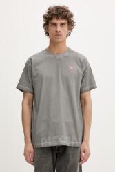 Diesel férfi pamut t-shirt T-NORM-T7 - szürke S