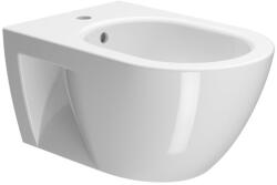  Sapho Gsi Pura Eco fali kerámia bidé csaplyukkal és túlfolyóval 36x55cm ExtraGlaze bevonattal, fehér 8867111 (8867111)