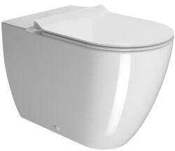 SAPHO Gsi Pura monoblokk kerámia WC csésze 36x63cm Swirlflush öblítéssel és ExtraGlaze bevonattal, fehér 880611 (880611)