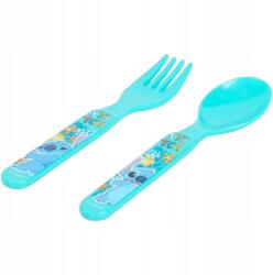  Evőeszköz szett kanál+villa Stitch Disney 2 részes (8003512901690)