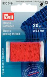 Prym Fir elastic de cusut, tricotat, rosu, 0, 5 mm grosime, 20 m lungime, Prym (970019)