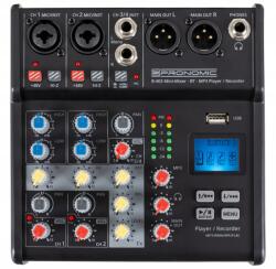 Pronomic B-403 mini keverő Bluetooth szal és Usb felvevővel (00073861)
