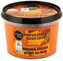 Organic Shop - Pumpkin spice latte testradír sütőtökös fűszerrel és barna cukorral