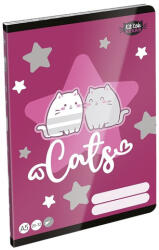 LIZZY Füzet sima LIZZYSULI A/5 32 lapos 20-32 Kittok Stars Purrfect (7500172002) - fotoland