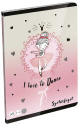LIZZY Szótárfüzet LIZZYSULI A/5 32 lapos 31-32 Tiny Dancer Lovely Ballerina (7500173003) - fotoland