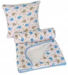 Svitap Baba szett Bálna kék 35x35, 90x100 cm (41100-VELRYBMODRA)
