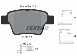 Textar Hátsó Fékbetétek Textar Citroen C4 Peugeot 207 307 2415001