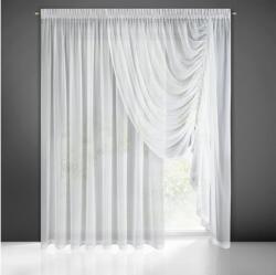 EUROFIRANY Anabel fényáteresztő függöny Fehér 250x250 cm