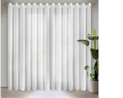 Eurofirany Dalia függöny matt sifon szövetből Fehér 350x250 cm