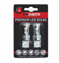 EinParts Led Retrofit Izzók W21W 6000K Hideg Fehér 30W W3X16D 12V 6xCREE Xb-d