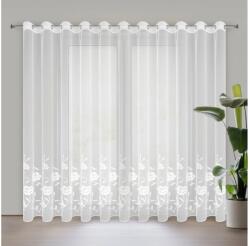 EUROFIRANY Natali fényáteresztő függöny Fehér 350x250 cm