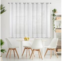 EUROFIRANY Lucy voile függöny Fehér 300x160 cm