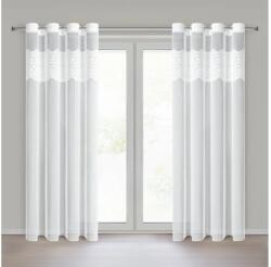 EUROFIRANY Afrodyta fényáteresztő függöny Fehér 140x250 cm