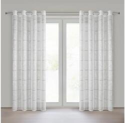 Eurofirany Katy mintás dekor függöny Fehér 140x250 cm