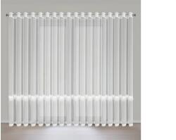 EUROFIRANY Isola díszes fényáteresztő függöny Fehér 350x250 cm