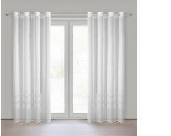 EUROFIRANY Elira fényáteresztő függöny Fehér 140x250 cm - homeandstyle - 9 070 Ft