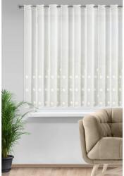 EUROFIRANY Bellis fényáteresztő függöny Fehér 350x145 cm