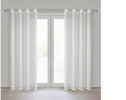 Eurofirany Elira fényáteresztő függöny Fehér 140x250 cm - homeandstyle - 8 881 Ft