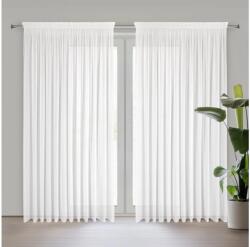 EUROFIRANY Debra függöny sifon szövetből Fehér 300x270 cm
