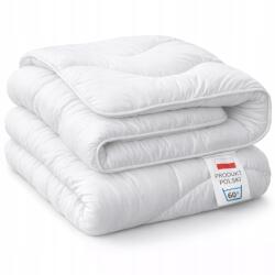 Antiallergén Paplan 200x220 Fehér Szállodai Egész Éves Szuper Meleg Puha (KOŁDRA CAŁOROCZNA 200X220 SUPER)