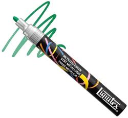 Liquitex Marker - akril dekormarker, 2mm, kerek hegy - metallic green