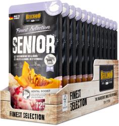 BELCANDO nedves kutyaeledel 12x125 gr Senior húsmenü rizzsel és sütőtökkel