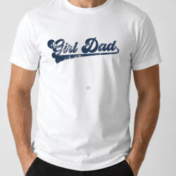Deconline Crafts Férfi póló "Girl Dad" mintás - fehér és fekete színben - Apás póló (DO-GD)