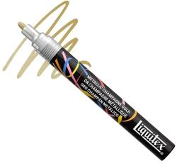 Liquitex Marker - akril dekormarker, 2mm, kerek hegy - metallic champagne gold