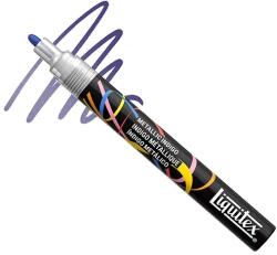 Liquitex Marker - akril dekormarker, 2mm, kerek hegy - metallic indigo