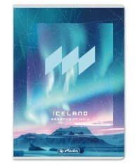 Herlitz Sport vonalas füzet, A4, Iceland - Herlitz (H_206_400212823_sark)